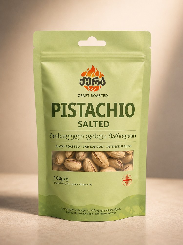 Qura premium large salted pistachios lightly salted